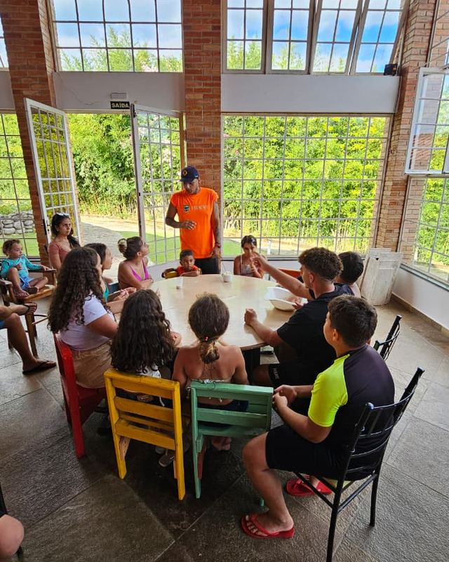 Recreação com a equipe